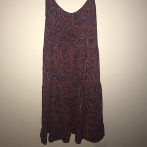 Plum paisley sundress